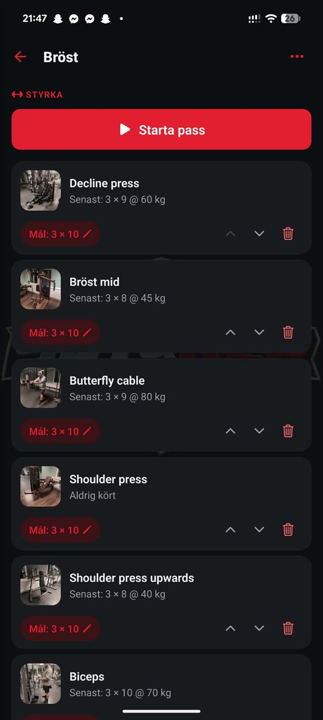 Set&Rep passredigering